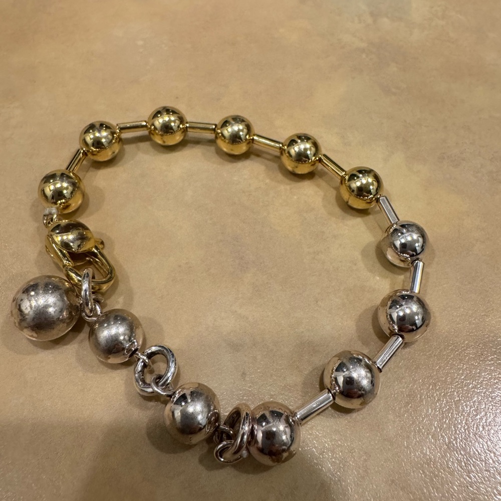 Jenny Bird Gold and Silver Beaded Bracelet